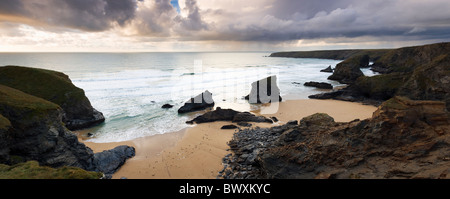 Tregurrian, Cornwall, Regno Unito Foto Stock