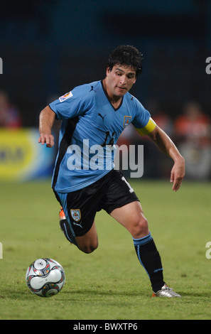 Uruguay capitano della squadra Nicolas Lodeiro in azione durante una FIFA U-20 World Cup Gruppo D match contro il Ghana il 2 ottobre 2009 Foto Stock