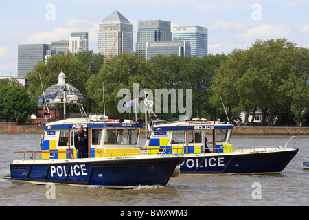 La Metropolitan Police lancia Sir Robert Peel 11 e Gabriel Franchi Foto Stock