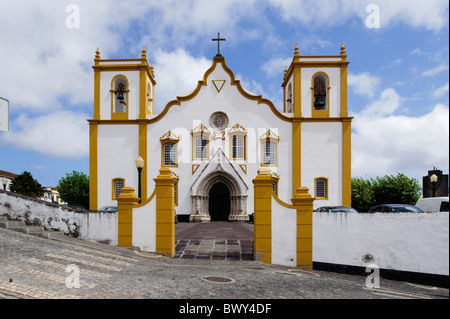 Chiesa Iglesia Matriz in Praia da Vitoria, isola di Terceira, Azzorre Foto Stock