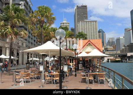 Portobello Cafe, Circular Quay Est, Sydney, Nuovo Galles del Sud, NSW, Australia, Oceania Foto Stock