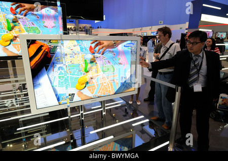 IFA 2008, Samsung stand, Berlino, Germania Foto Stock