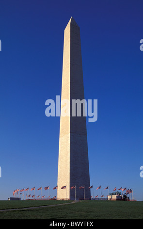 Distretto di Columbia obelisco USA America Stati Uniti Washington Washington Monument Mall Foto Stock