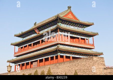 Zhengyangmen Gate, Piazza Tiananmen, Pechino, Cina Foto Stock