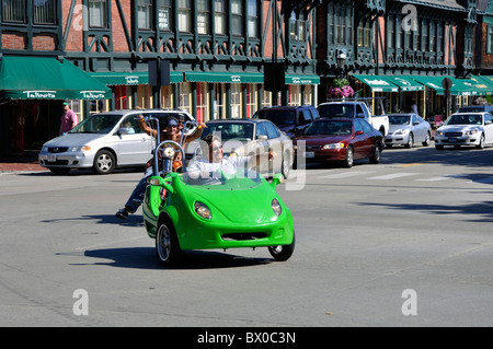 Scoot Coupe, costruite negli Stati Uniti da Panther Motors Inc. - Newport, Rhode Island, STATI UNITI D'AMERICA Foto Stock