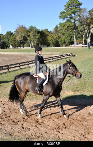 Competizione equestre tra la gioventù, Tyler, Texas, Stati Uniti d'America Foto Stock