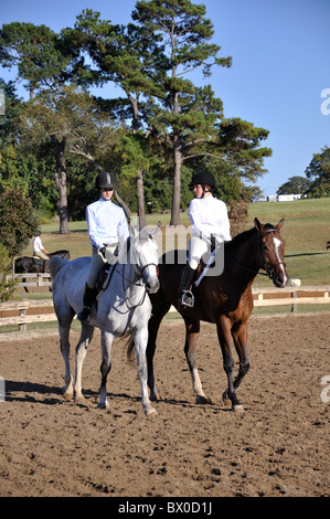 Competizione equestre tra la gioventù, Tyler, Texas, Stati Uniti d'America Foto Stock