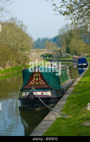 Kennet & Avon Nr Bath Somerset Foto Stock