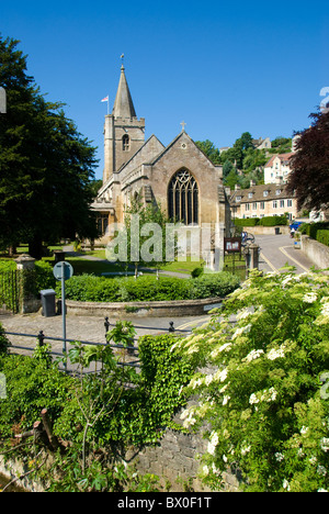 Chiesa della Santa Trinità Bradford on Avon Wiltshire Foto Stock