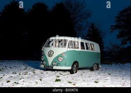 1964 VW camper van Foto Stock