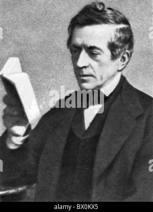 DAVID FRIEDRICH STRAUSS (1808-1874), teologo tedesco che ha scritto una vita di Gesù pubblicato in 1835 Foto Stock