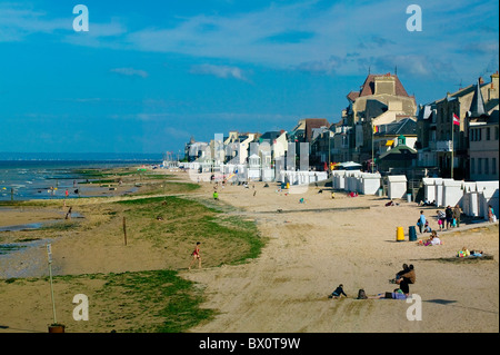 Saint Aubin sur mer,Calvados,Basse Normandie,Francia Foto Stock