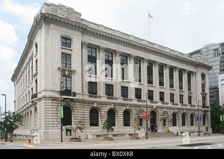 La Cleveland Public Library. Cleveland, Ohio, USA. Foto Stock