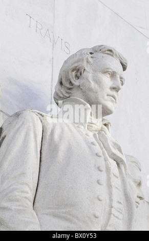 Dettaglio del Alamo il Cenotafio, San Antonio, Texas, progettato da Coppini commemora il 1836 Battaglia di Alamo Foto Stock