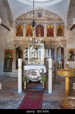 Grecia - isola di Zante, Mar Ionio, chiesa bizantina a Skopos Foto Stock