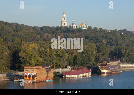Vista panoramica di Kiev Pechersk Lavra a Kiev, Ucraina Foto Stock