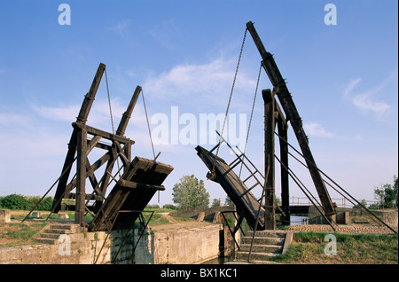 Xix secolo Arles ponte levatoio Francia Europa Langlois ponte Pont de Langlois Provenza Van Gogh Foto Stock