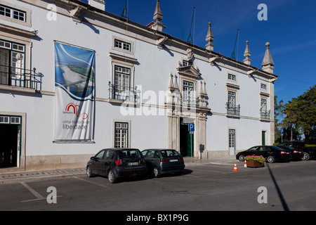Municipio di Santarém nella ex Eugenio Silva Palace, un secolo XVII Manor-House ("solare" in portoghese). Il Portogallo. Foto Stock