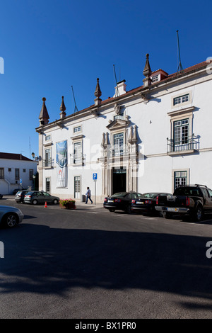Municipio di Santarém nella ex Eugenio Silva Palace, un secolo XVII Manor-House ("solare" in portoghese). Il Portogallo. Foto Stock