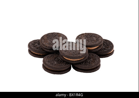 Oreo crema di cioccolato i Cookies, STATI UNITI D'AMERICA Foto Stock