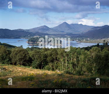 Co Cork, Glengarriff Harbour, Isola di Garinish Foto Stock