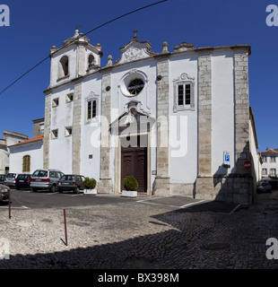 São Nicolau Chiesa. Manierista e barocco. Città di Santarém, Portogallo. Foto Stock