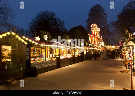 Hyde Park Winter Wonderland bancarelle natalizie Foto Stock