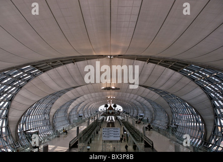 All'interno del nuovo Aeroporto Internazionale di Bangkok Foto Stock