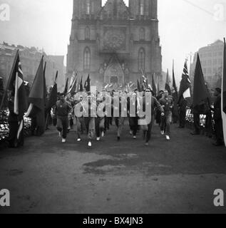 La Cecoslovacchia 1950, relè di pace e di amicizia. Foto Stock