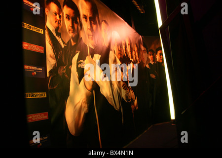 Il Crucible Theatre la casa del World Snooker Foto Stock