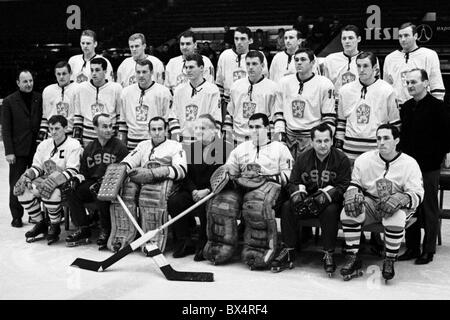 National ice hockey, 1968 Foto Stock