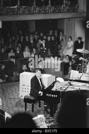 Duke Ellington, musicista jazz composer, pianoforte, Praga Foto Stock