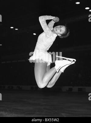 Hana MASKOVA, medaglia di bronzo alle Olimpiadi di Grenoble, 1968 Foto Stock