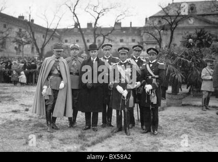 La Cecoslovacchia il 4 maggio 1924. Quinto anniversario della tragica morte di Milan Rastislav Stefanik. Foto Stock