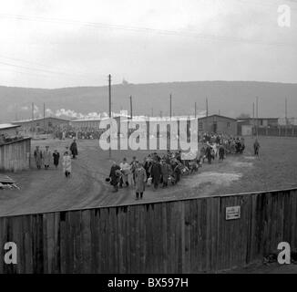 I decreti Benes, trasporti, Sudeti Foto Stock