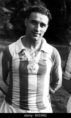 Cecoslovacco di giocatore di calcio designato per la Coppa del Mondo in Italia, 1934, Antonin VODICKA. Foto Stock