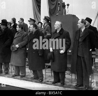 La Cecoslovacchia dopo il putsch comunista nel febbraio 1948 democrazia scomparso e un sistema totalitario che durano più di 40 Foto Stock