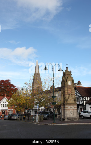 St Peters Square Ruthin Denbighshire North Wales Foto Stock