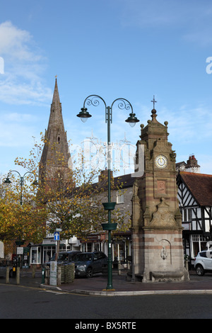 St Peters Square Ruthin Denbighshire North Wales Foto Stock