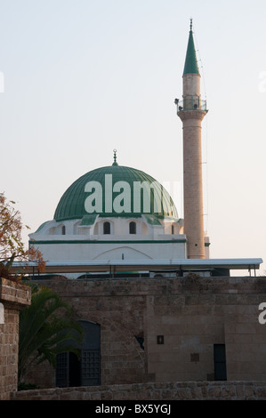 Il Jezzar Pasha moschea di acro. Foto Stock