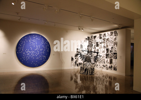 Mostra presso la University of Texas Visual Arts Center di Austin, Texas Foto Stock