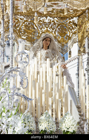 Semana Santa (Pasqua) Celebrazioni, Malaga, Andalusia, Spagna, Europa Foto Stock