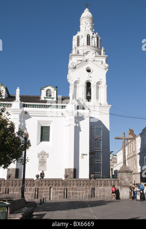 Cattedrale di Quito, Plaza de Independencia, centro storico, Quito, Ecuador, Sud America Foto Stock