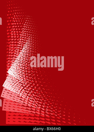 Cuore dello sfondo. 3d san valentino vacanza Foto Stock