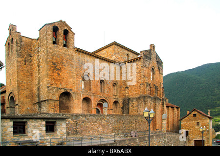 San Pedro siresa monastero romanico chiesa Huesca Aragona Spagna Foto Stock