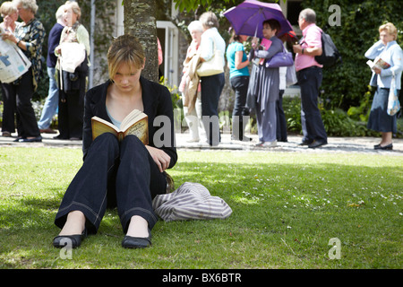 Il Telegraph modi con parole Festival letterario, Dartington Hall, 2010 Foto Stock