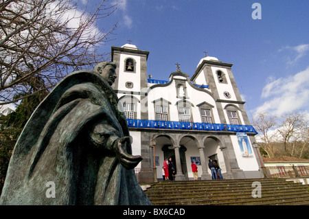 Nossa Senhora do Monte chiesa, Monte, sopra Funchal, Madeira, Portogallo, Europa Foto Stock