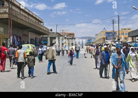 Il Merkato, il più grande mercato in Etiopia ad Addis Abeba, Africa Foto Stock