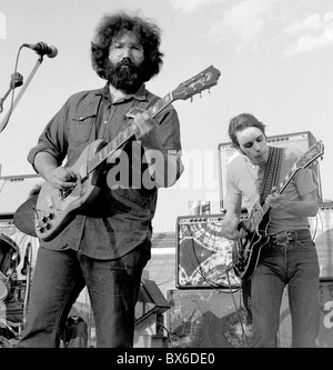 Grateful Dead eseguire a Joe College Weekend presso la Duke University, 1971, Foto Stock