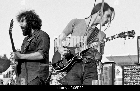 Grateful Dead eseguire a Joe College Weekend presso la Duke University, 1971, Foto Stock